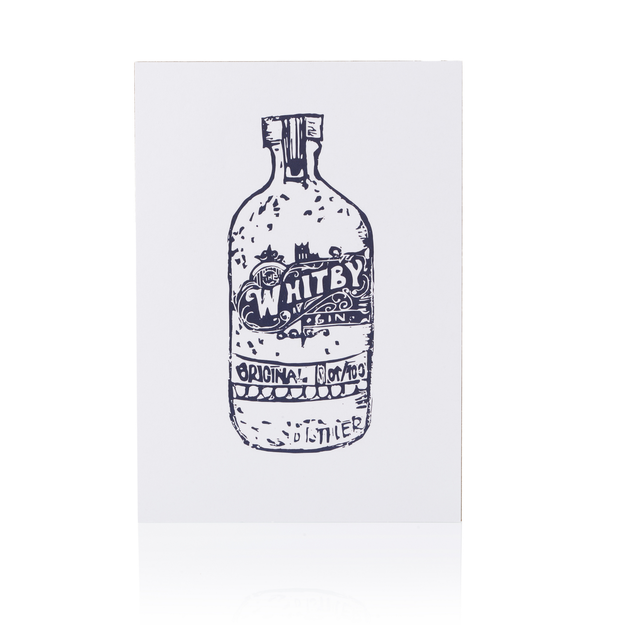 Whitby Gin Limited Edition Lino Print